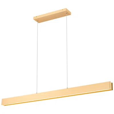 Z-lite Hudson By  55 Inch Gold 1 Light Linear Chandelier