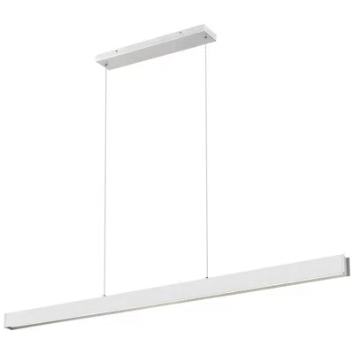 Z-lite Hudson By  72 Inch Brushed Nickel 1 Light Linear Chandelier