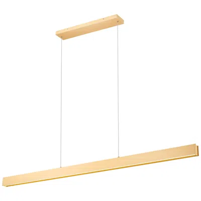 Z-lite Hudson By  72 Inch Gold 1 Light Linear Chandelier