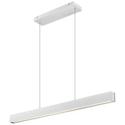 Z-lite Hudson By  Brushed Nickel 45 Inch 1 Light Linear Led Chandelier