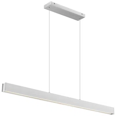 Z-lite Hudson By  Brushed Nickel 55 Inch 1 Light Linear Led Chandelier