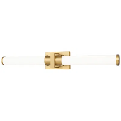 Z-lite Idris 32 1/2" Wide Modern Gold Led 2-light Bath Light