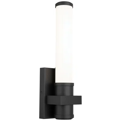 Z-lite Idris By  Matte Black 4 Inch 1 Light Wall Sconce