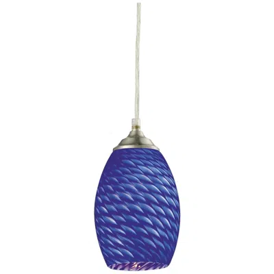 Z-lite Jazz By  Brushed Nickel 1 Light Mini Pendant