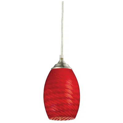 Z-lite Jazz By  Brushed Nickel 1 Light Mini Pendant