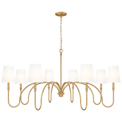 Z-lite Jisele By  58.75 Inch Rubbed Brass 8 Light Chandelier