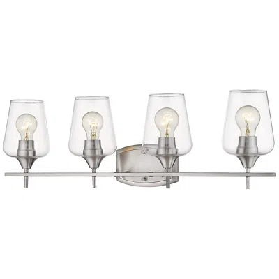 Z-lite Joliet 30" Wide Brushed Nickel 4-light Bath Light