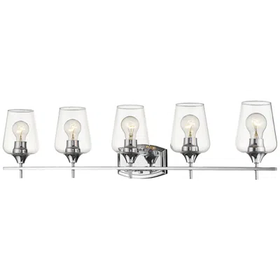 Z-lite Joliet 38" Wide Chrome 5-light Bath Light