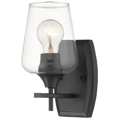 Z-lite Joliet 9 1/2" High Matte Black Wall Sconce