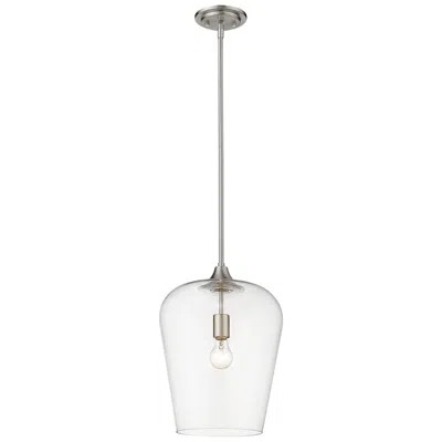 Z-lite Joliet By  Brushed Nickel 12 Inch 1 Light Pendant
