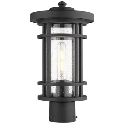 Z-lite Jordan 14 3/4" High Black Outdoor Post Light