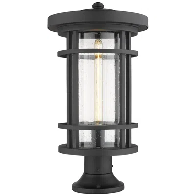Z-lite Jordan By  Black 22.25 Inch 1 Light Outdoor Pier Mounted Fixture