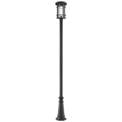 Z-lite Jordan By  Oil Rubbed Bronze 114 Inch 1 Light Post Mounted Fixture