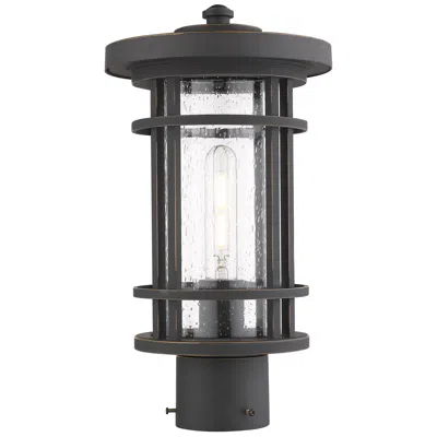 Z-lite Jordan By  Oil Rubbed Bronze 14.75 Inch 1 Light Post Mount Fixture