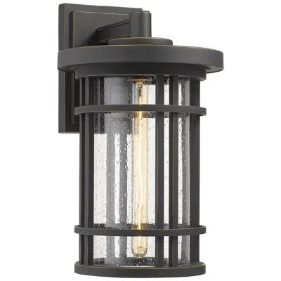Z-lite Jordan By  Oil Rubbed Bronze 16.75 Inch 1 Light Outdoor Wall Sconce