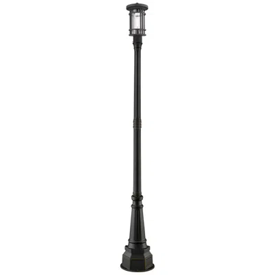 Z-lite Jordan By  Oil Rubbed Bronze 96.5 Inch 1 Light Post Mounted Fixture