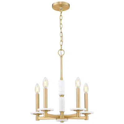Z-lite Kaden By  Modern Gold 5 Light Chandelier