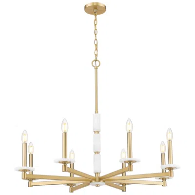 Z-lite Kaden By  Modern Gold 8 Light Chandelier