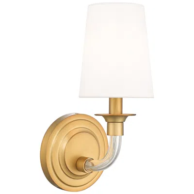 Z-lite Katerina By  Rubbed Brass 6.5 Inch 1 Light Wall Sconce
