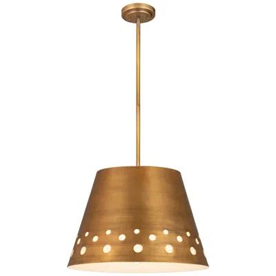 Z-lite Katie By  Rubbed Brass 18 Inch 1 Light Chandelier