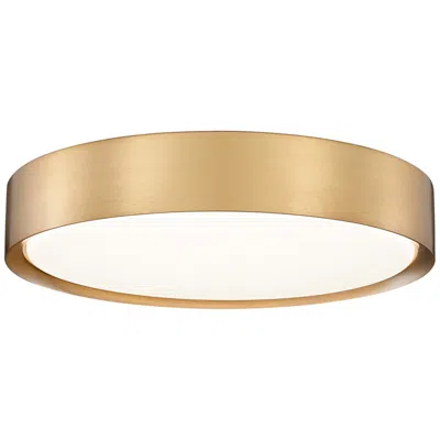Z-lite Kawan By  Modern Gold Led 16 Inch 1 Light Flush Mount