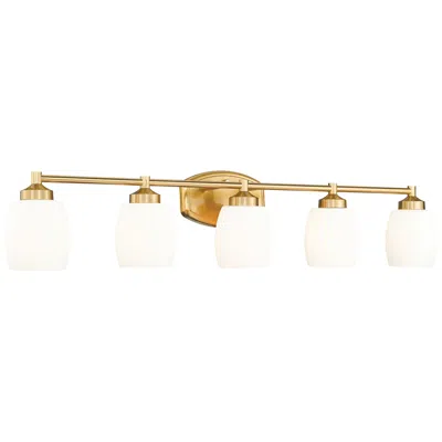 Z-lite Kendrick By  Luxe Gold 39.25 Inch 5 Light Vanity