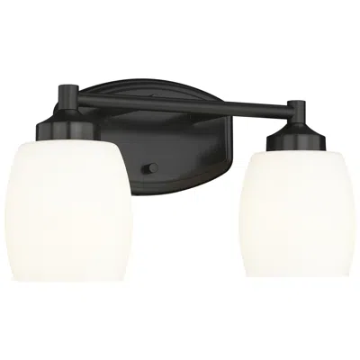 Z-lite Kendrick By  Matte Black 14.5 Inch 2 Light Vanity