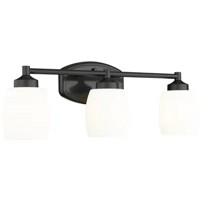 Z-lite Kendrick By  Matte Black 23 Inch 3 Light Vanity