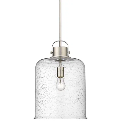 Z-lite Kinsley 12" Wide Brushed Nickel Mini Pendant