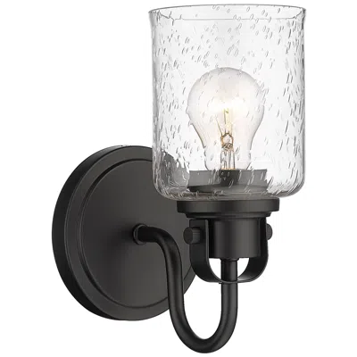 Z-lite Kinsley 9 1/2" High Matte Black Wall Sconce