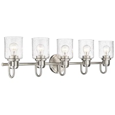 Z-lite Kinsley By  Brushed Nickel 5 Light Vanity