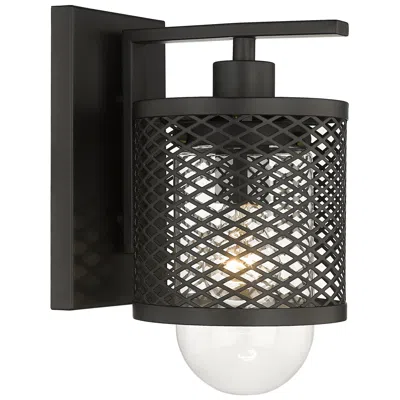 Z-lite Kipton By  Matte Black 6 Inch 1 Light Wall Sconce