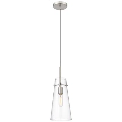 Z-lite Kira By  Brushed Nickel 1 Light Pendant