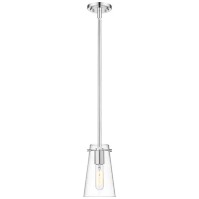 Z-lite Kira By  Chrome 1 Light Pendant