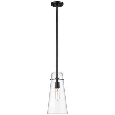 Z-lite Kira By  Matte Black 1 Light Pendant