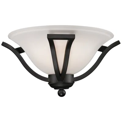 Z-lite Lagoon By  Matte Black 15 Inch 1 Light Wall Sconce