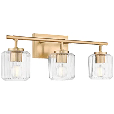 Z-lite Landon 24" Wide 3-light Modern Gold Vanity Bath Light
