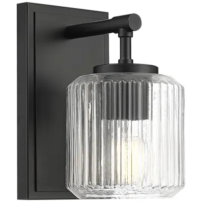 Z-lite Landon 8 3/4" High Matte Black Wall Sconce