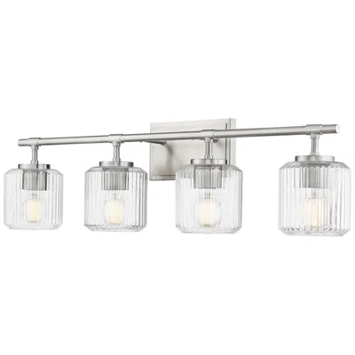 Z-lite Landon By  Brushed Nickel 32 Inch 4 Light Vanity