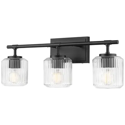 Z-lite Landon By  Matte Black 24 Inch 3 Light Vanity
