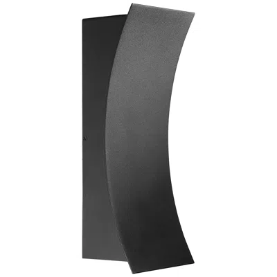 Z-lite Landrum 12" High Black Led Outdoor Wall Light