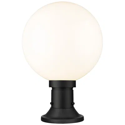 Z-lite Laurent 17 3/4" High Black Outdoor Pier Light W/ Round Base