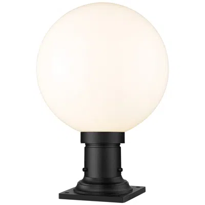 Z-lite Laurent 17 3/4" High Black Outdoor Pier Light W/ Square Base