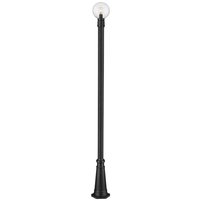 Z-lite Laurent By  Black 105.5 Inch 1 Light Outdoor Post Mounted Fixture
