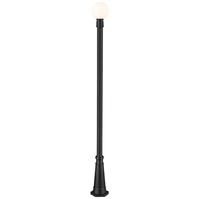 Z-lite Laurent By  Black 105.5 Inch 1 Light Outdoor Post Mounted Fixture