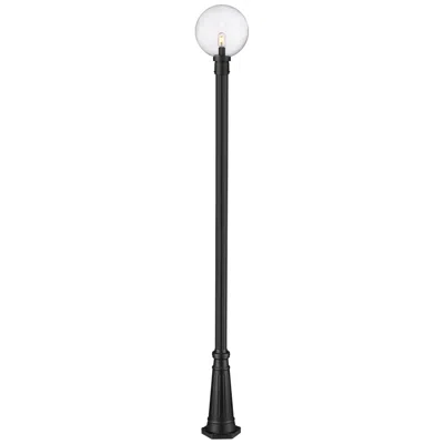 Z-lite Laurent By  Black 109.75 Inch 1 Light Outdoor Post Mounted Fixture
