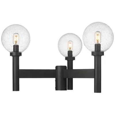 Z-lite Laurent By  Black 18 Inch 3 Light Outdoor Post Mount Fixture