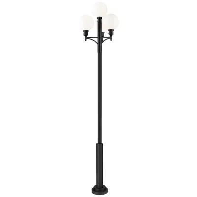 Z-lite Laurent By  Black 34.5 Inch 1 Light Outdoor Post Mount Fixture