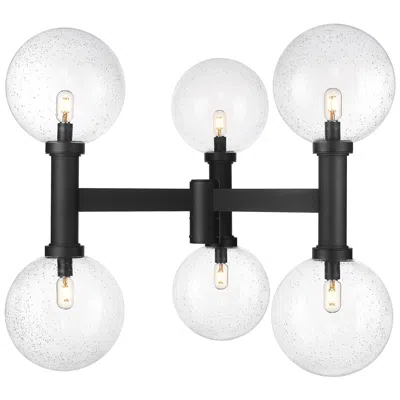 Z-lite Laurent By  Black 34.5 Inch 6 Light Outdoor Post Mount Fixture