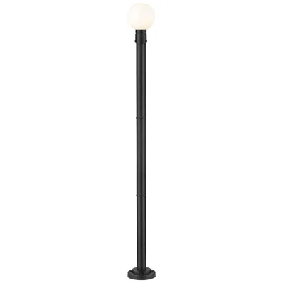 Z-lite Laurent By  Black 85.25 Inch 1 Light Outdoor Post Mounted Fixture